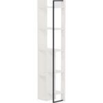 Lagomood Sembol Köşe Kitaplık Beyaz - Görsel 4