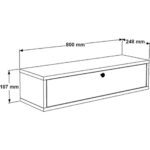 L'occi Concept Cosmia 80 cm Dresuar Beyaz Cs1-W - Görsel 5