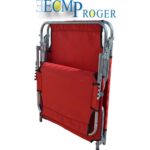 Ecm Proger Katlanır Kademeli Şezlong 2 'li Paket Kırmızı - Görsel 5