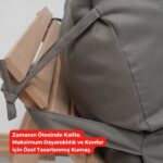 Xpermate Pofuduk Şezlong Minderi Çantalı 60X180X12CM Su Itici,katlanır,uv Güneş Dayanımı, Fermuar, Antrasit - Görsel 5