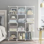 12 Bölmeli Tel Küp Çok Amaçlı Organizer Raf Beyaz 33CM Mutfak, Oyuncak, Kiler, Depolama Rafı - Görsel 2