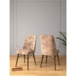 Kaffa Home Riff Atlantik 80X130 Açılır  Mutfak Masası  Yemek Masası Masa Sandalye Takımı 6 Cappucino Sandalye - Görsel 2