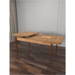 Kaffa Home Riff Atlantik 80X130 Açılır  Mutfak Masası  Yemek Masası Masa Sandalye Takımı 6 Cappucino Sandalye - Görsel 4