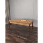 Kaffa Home Riff Atlantik 80X130 Açılır  Mutfak Masası  Yemek Masası Masa Sandalye Takımı 6 Cappucino Sandalye - Görsel 5