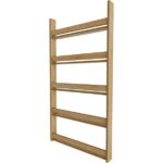 Zeo Wood Design Montessori 5 Raflı Mdf Çocuk Kitaplığı 154*80 cm Safir Meşe - Görsel 3