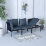 Limni Home Mini Multilounge Bahçe Balkon Seti, Şezlong - Görsel 2