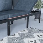 Limni Home Mini Multilounge Bahçe Balkon Seti, Şezlong - Görsel 4