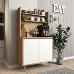 Cool Home Salt Kahve Köşesi , Raflı Çok Amaçlı Dolap Sepet - Beyaz - Görsel 2