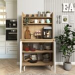 Cool Home Salt Kahve Köşesi , Raflı Çok Amaçlı Dolap Sepet - Beyaz - Görsel 3