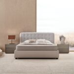 Enza Home Boston Başlıklı Baza - Krem