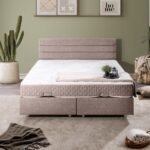 Setay Sofia İkili Set Çift Kişilik Baza Başlık -  Kahve - Görsel 2