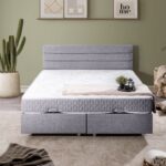 Setay Sofia İkili Set Çift Kişilik Baza Başlık -  Açık Gri - Görsel 2