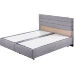 Setay Sofia İkili Set Çift Kişilik Baza Başlık -  Açık Gri - Görsel 3