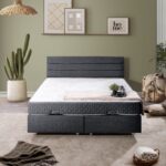 Setay Sofia İkili Set Çift Kişilik Baza Başlık - Antrasit - Görsel 2