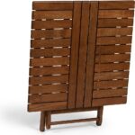 Mebel Stil London - Atina Balkon Takım (Masa 70X70) - Katlanır, Ahşap Bahçe, Teras, Balkon Takım - Görsel 5