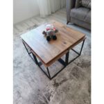 İzmir Alinda Mobilya Orta Sehpa ve Zigon Sehpa 5'li Sehpa Seti - Görsel 3