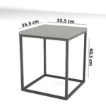 İzmir Alinda Mobilya Orta Sehpa ve Zigon Sehpa 5'li Sehpa Seti - Görsel 4