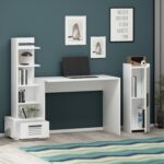 Cantek Dizayn Assimo Çocuk Genç Odası Takımı (P-T-L-G) Beyaz-Beyaz - Görsel 2