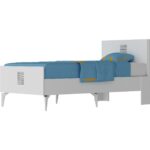 Cantek Dizayn Assimo Çocuk Genç Odası Takımı (P-T-L-G) Beyaz-Beyaz - Görsel 3