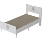 Demonte Dekor Asimo Çocuk Genç Odası Takımı (H-L-C) Antrasit-Beyaz - Görsel 3