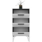 Demonte Dekor Asimo Çocuk Genç Odası Takımı (H-L-C) Antrasit-Beyaz - Görsel 4