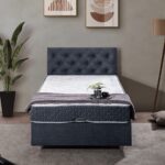 Setay Eylül Tek Kişilik Baza Başlık Comfort Yatak Seti - Lacivert - Görsel 2