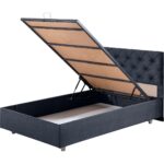 Setay Eylül Tek Kişilik Baza Başlık Comfort Yatak Seti - Lacivert - Görsel 4