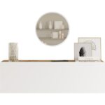 L'occi Concept Meela 100 cm Kapaklı Aynalı Dresuar Antre Hol  Çam-Beyaz MA12-AW - Görsel 4