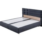 Setay Viyana Çift Kişilik Baza Başlık Letto Yatak Seti Lacivert - Görsel 3