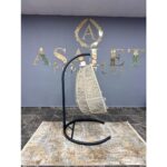 Tek Kişilikl Bahçe & Balkon Salıncağı Krem - Görsel 2