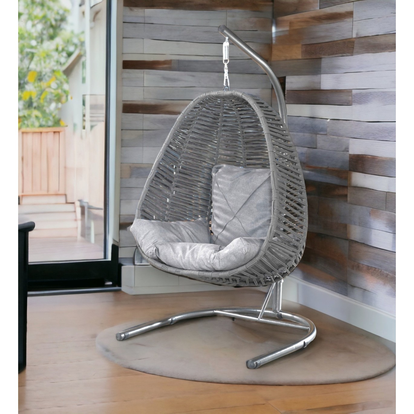 110000717753558.jpg Tu Tienda El Örgüsü Bahçe Balkon Armut Fındık Salıncak - Görsel 1