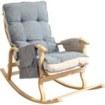 Just Home Relax Sallanan Sandalye & Dinlenme Koltuğu - Gri / Krem - Görsel 4