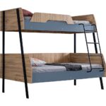 Setay Alba Yavrulu Geniş Ranza, Mavi + 3 Adet Comfort Yatak - Görsel 5