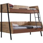 Setay Alba Yavrulu Geniş Ranza, Kahverengi + 3 Adet Comfort Yatak - Görsel 5