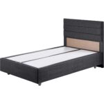 Setay Sofia İkili Set Tek Kişilik Baza Başlık - Antrasit - Görsel 3