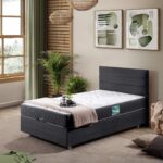 Setay Sofia Tek Kişilik Baza Başlık Comfort Yatak Seti - Antrasit