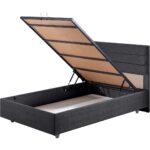 Setay Sofia Tek Kişilik Baza Başlık Comfort Yatak Seti - Antrasit - Görsel 4