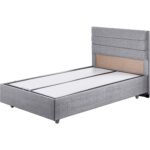 Setay Sofia Tek Kişilik Baza Başlık Comfort Yatak Seti - Açık Gri - Görsel 3