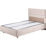 Setay Sofia Tek Kişilik Baza Başlık Comfort Yatak Seti - Krem - Görsel 3