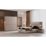 Dekorbizden Inci Yatak Odası Takımı Bazalı