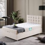 Setay Venedik Tek Kişilik Baza Başlık Comfort Yatak Seti - Krem