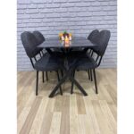 Bambeds Mobilya Masa Takımı Yemek Masası 60X120  4 Sandalye - Görsel 2