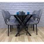Bambeds Mobilya Masa Takımı Yemek Masası 70X110  4 Sandalye - Görsel 3