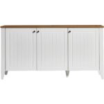 Just Home Mona Konsol - Beyaz / Sepet