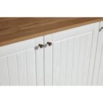 Just Home Mona Konsol - Beyaz / Sepet - Görsel 5