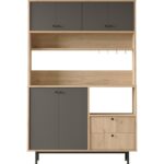 L'occi Concept Modway Serisi Kahve Köşesi Çok Amaçlı Dolap Mutfak Dolabı Sepet-Antrasit Md5-Sa - Görsel 5