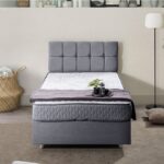 Setay Berlin Tek Kişilik Baza Başlık Comfort Yatak Seti - Gri - Görsel 2