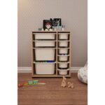 Pratico Zen Sonomo 10 Sepetli Çok Amaçlı Oyuncak Dolabı Beyaz 2D2K6U - Görsel 2