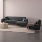 Eymense Mocha Berjerli Köşe Takımı + Kanepe - Görsel 2