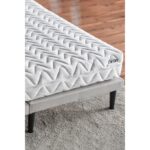 Niron Yatak Niron Slim Karyola - 90X190 Tek Kişilik Baza - Metal Iskeletli, Yüksek Ayaklı ve Keten Kumaşlı - Görsel 4